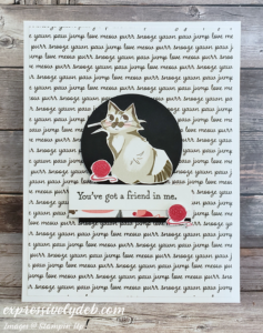 A Feline Friend! – Paper Players CAS Feline Fine Challenge!