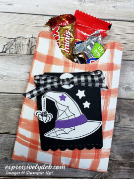 Tutorial For Gingham Cottage Bewitching Treat Bag
