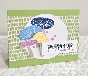 A Happy Card With Terrific Toadstools